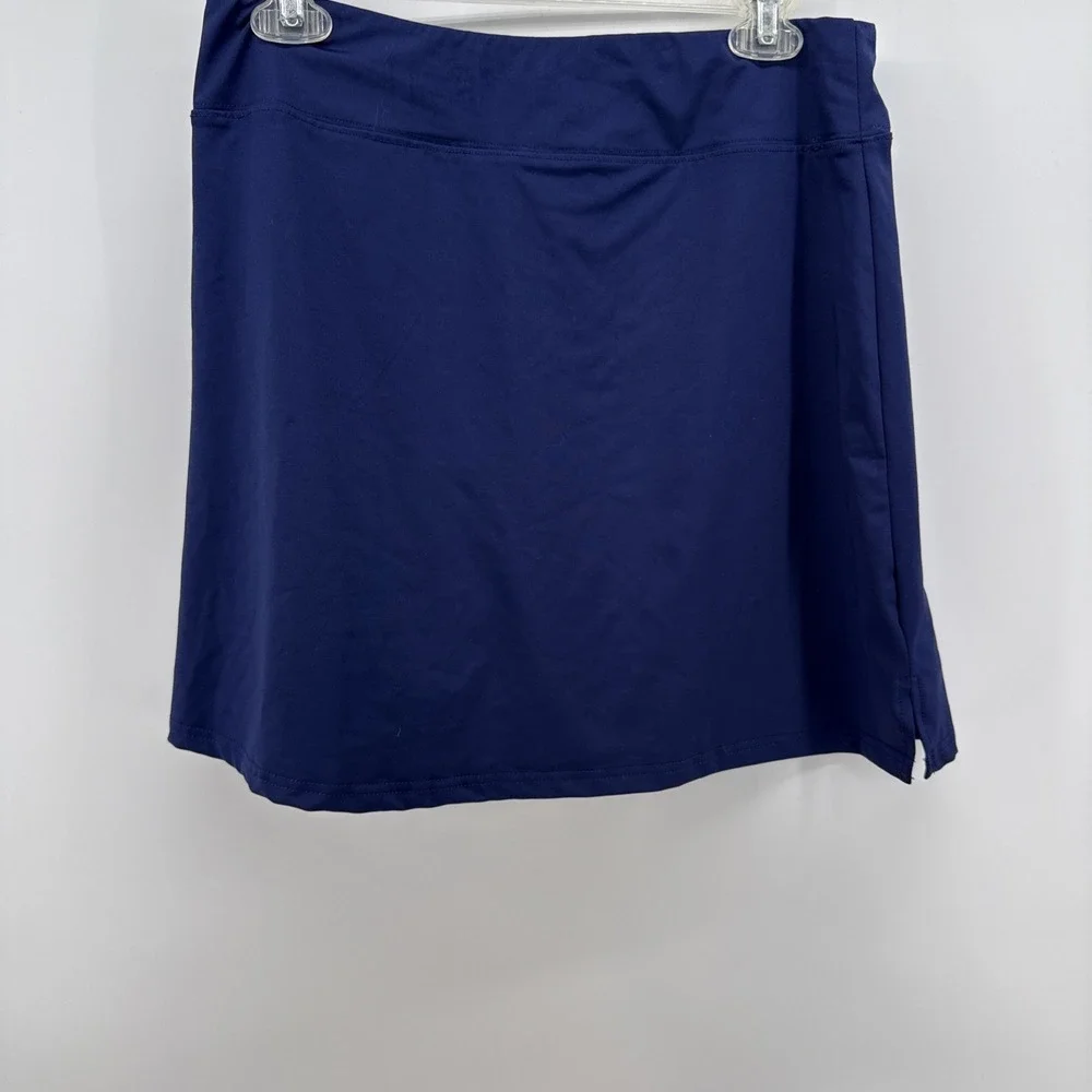 Ekouaer Women's blue‎ skort skirt golf skirt Size L